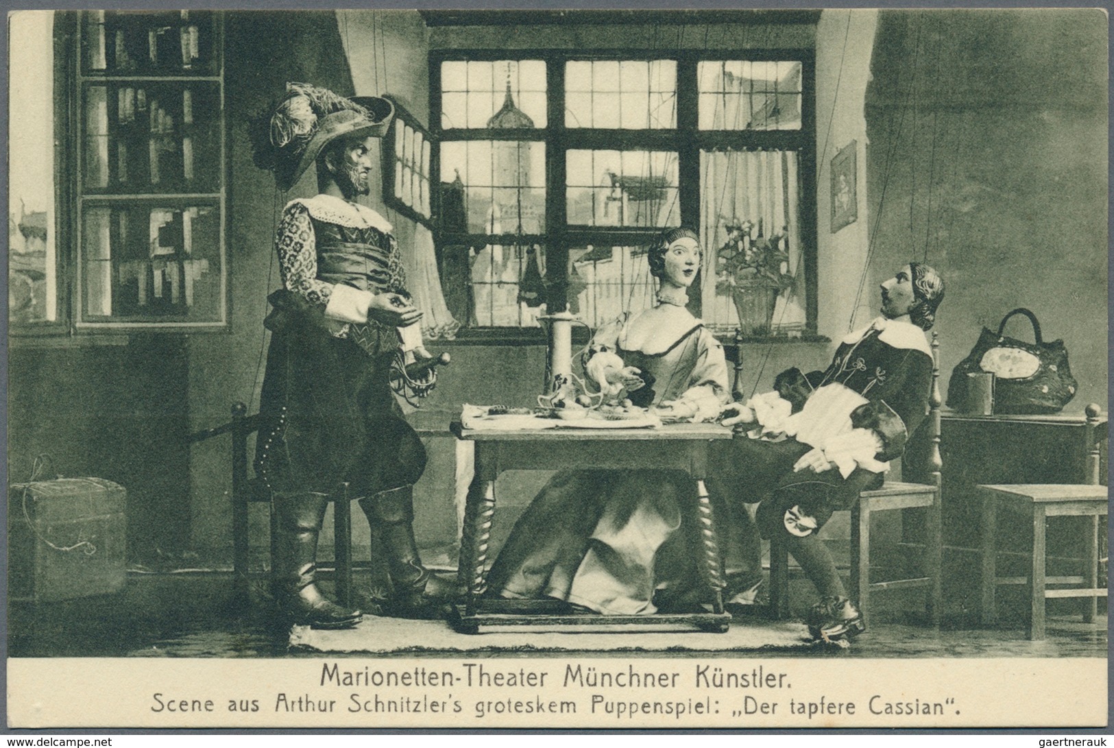 21712 Ansichtskarten: Bayern: MÜNCHEN / MARIONETTEN-THEATER MÜNCHNER KÜNSTLER, Um 1910/20, Großer Dublette - Other & Unclassified