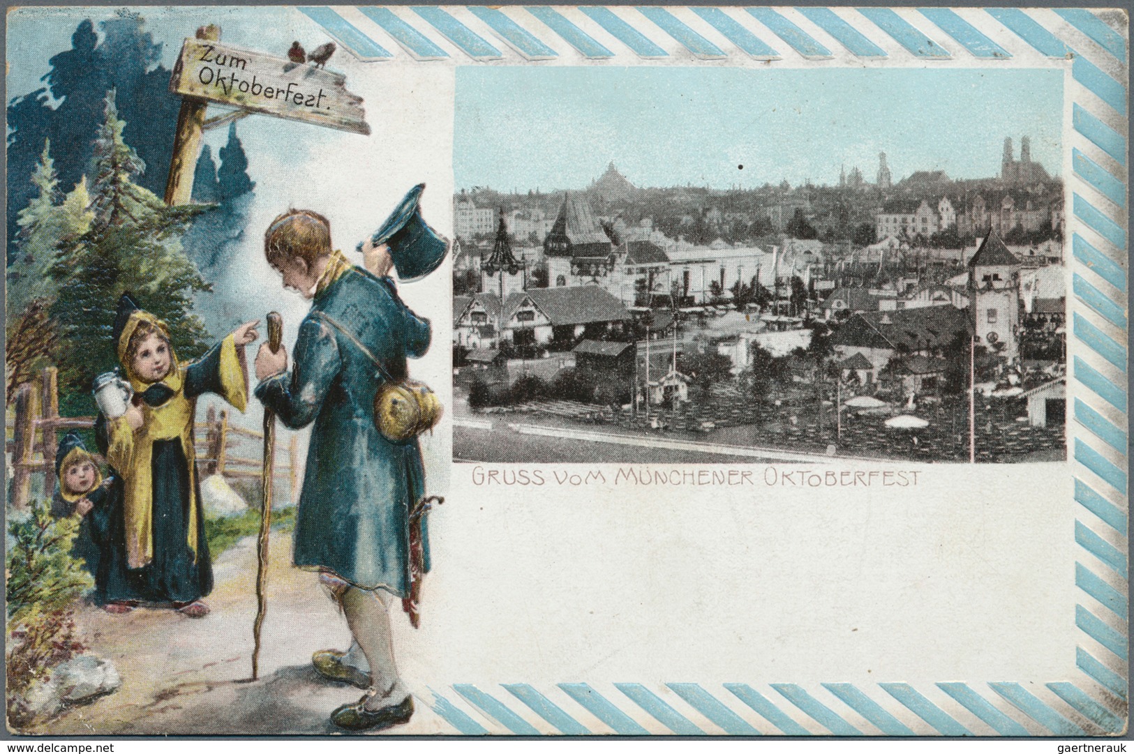 21714 Ansichtskarten: Bayern: MÜNCHEN, Bunte Mischung Mit Gut 50 Historischen Ansichtskarten. Enthalten Si - Sonstige & Ohne Zuordnung