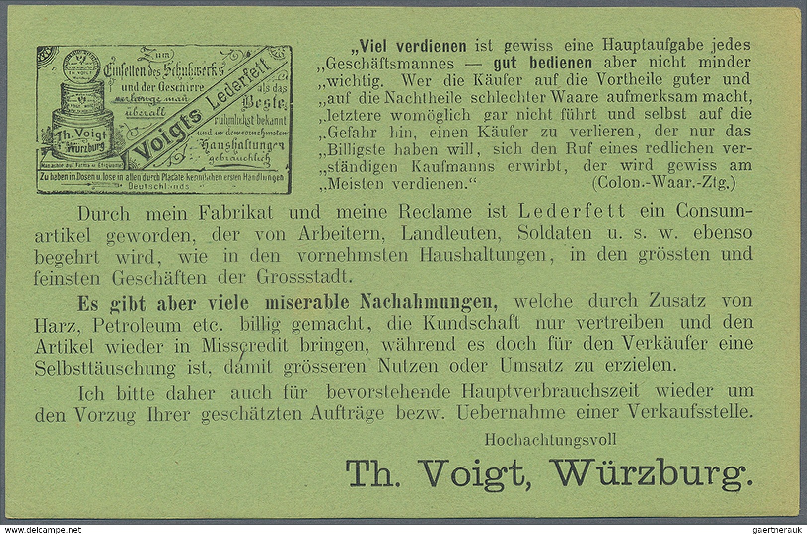 21729 Ansichtskarten: Bayern: WÜRZBURG (alte PLZ 8700), Lot Mit 45 Historischen Ansichtskarten Ab 1889. Ei - Other & Unclassified