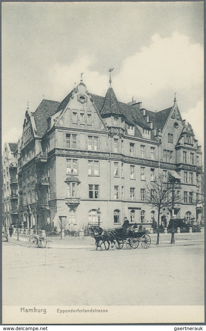 21731 Ansichtskarten: Hamburg: HAMBURG, Ca. 1900/30, Kl. Lot Mit 12 Karten, Dabei 6 Karten Mit Nicht Beson - Other & Unclassified