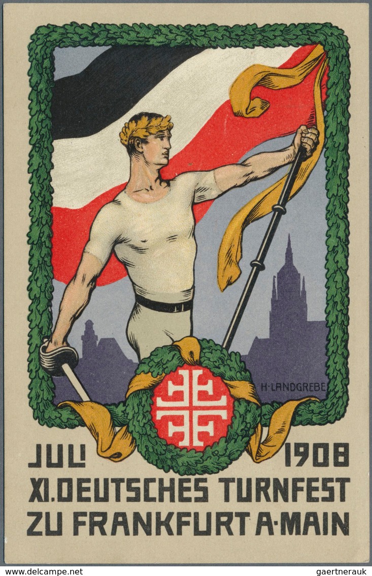 21733 Ansichtskarten: Hessen: FRANKFURT/MAIN, 1897/1940 (ca.), Partie Von über 60 Ansichtskarten Incl. Lit - Autres & Non Classés