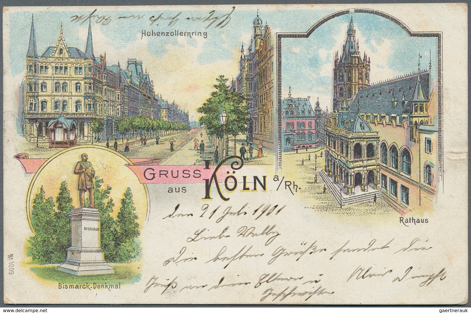 21745 Ansichtskarten: Nordrhein-Westfalen: KÖLN, 1900/1980, (ca.), Hunderte AKs. Der Stadt Am Rhein, überw - Other & Unclassified