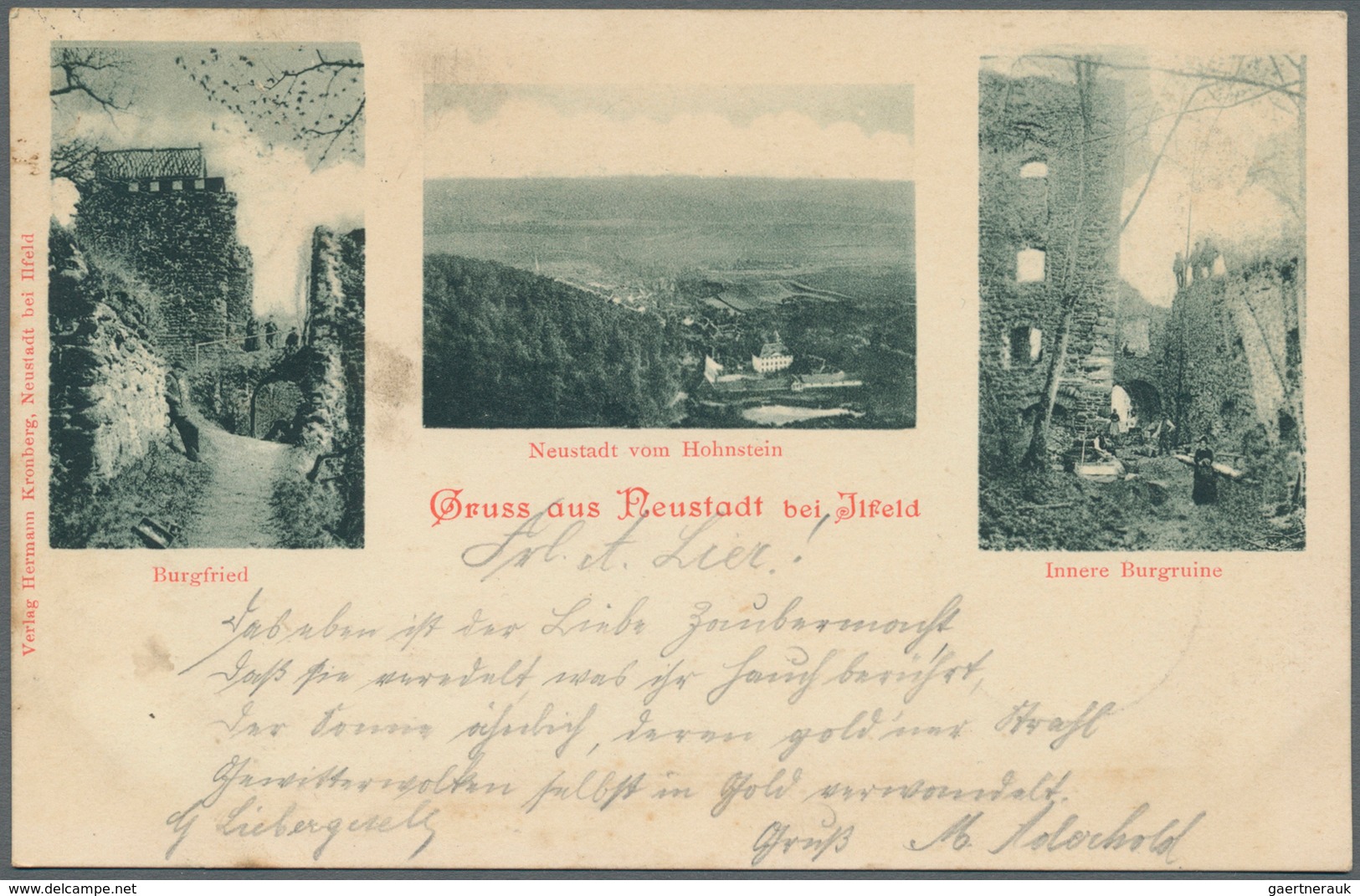 21753 Ansichtskarten: Thüringen: ERFURT, WEIMAR, GOTHA Und EISENACH Jeweils Mit Umgebung (alte PLZ 5), Kar - Other & Unclassified