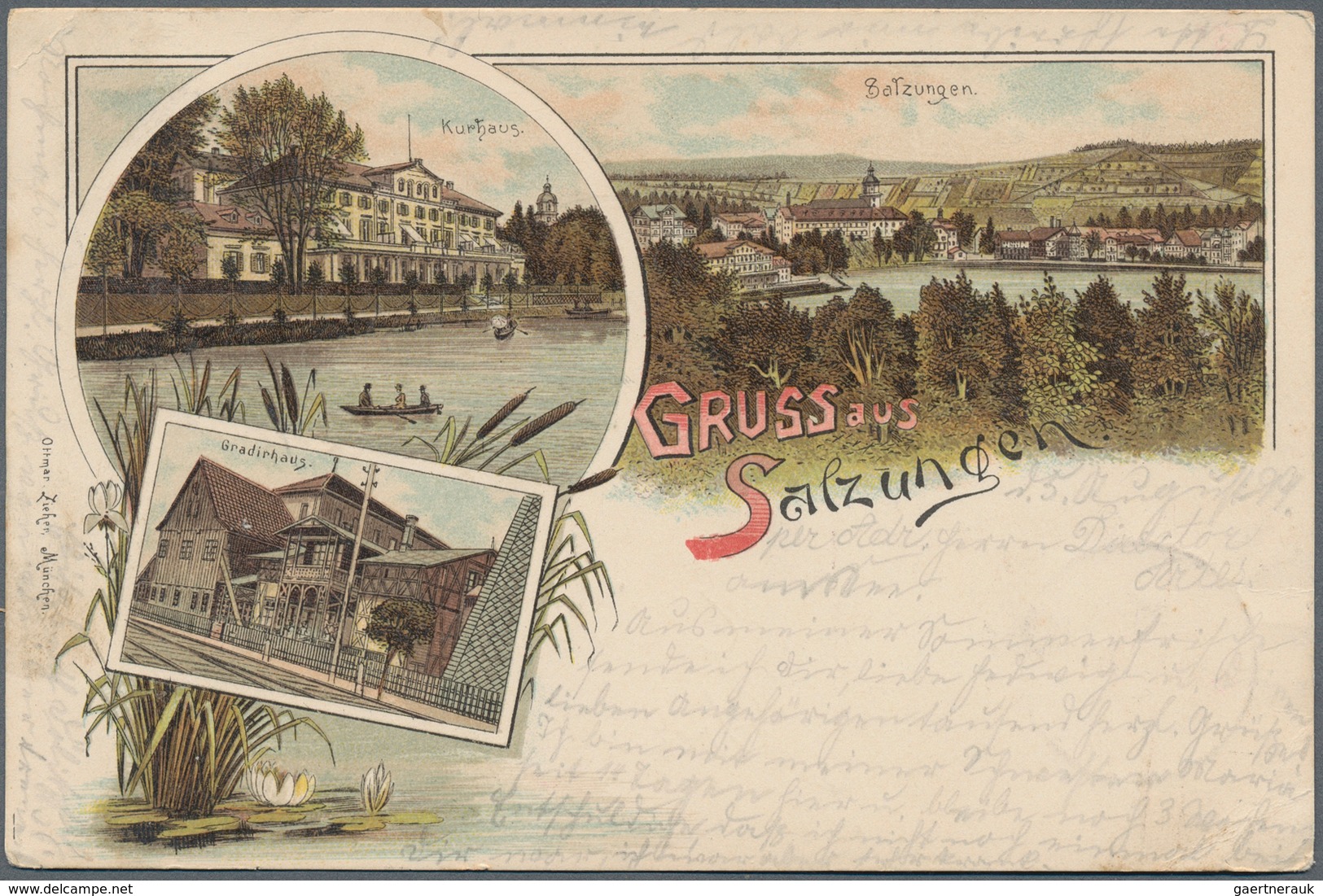 21759 Ansichtskarten: 1897/1920, Rund 350 Zumeist Gebrauchte Ansichtskarten, Dabei Einige Schöne Lithos, M - 500 Postcards Min.