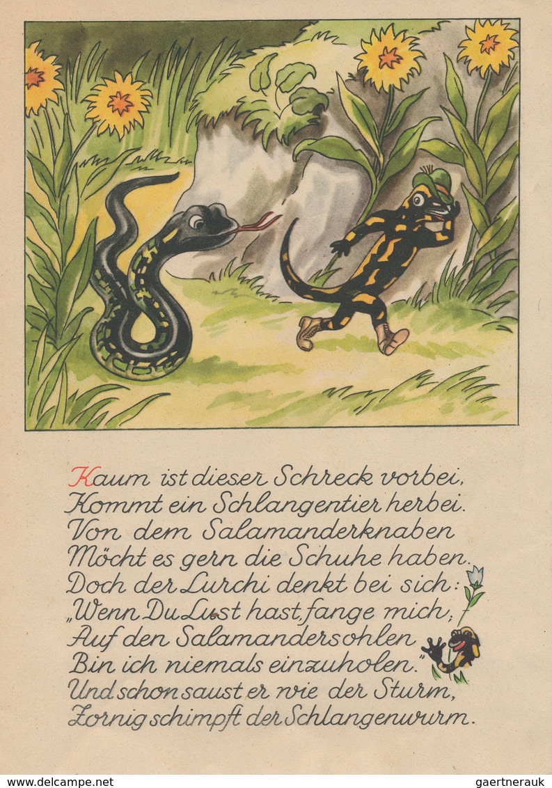 21785 Varia (im Ansichtskartenkatalog): LURCHI-HEFT, Erstausgabe Nr.1 von 1937, der Firma SALAMANDER aus K