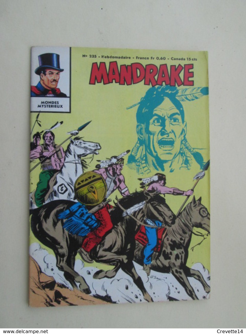 BDSF2013 Fascicule MANDRAKE MONDES MYSTERIEUX Editions Des Remparts N°235 à 1969 , TB état , Vu à 5 € Sur I-B !!!!! - Mandrake