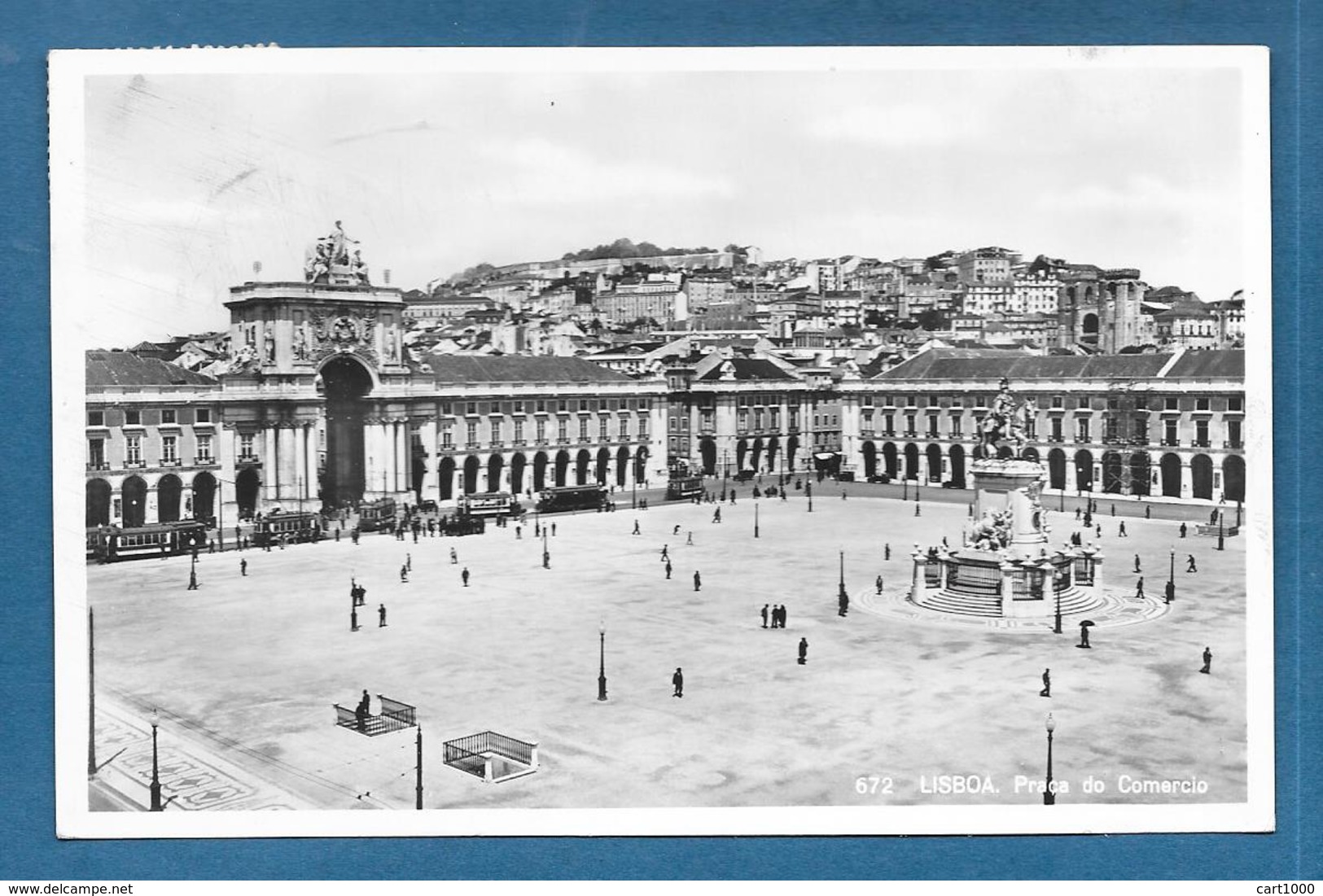 LISBOA PRACA DO COMERCIO 1954 - Lisboa