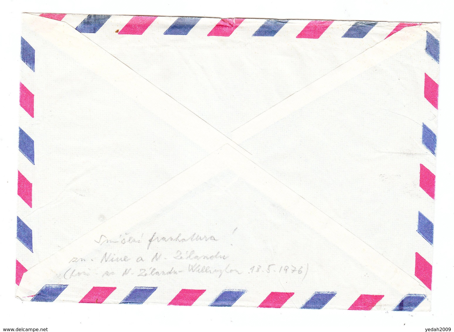 New Zealand MIXED FRANKING Niue AIRMAIL COVER 1961 - Corréo Aéreo