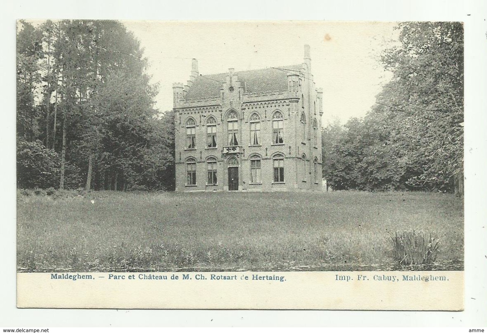 Maldegem - Maldeghem  *  Parc Et Chateau De M. Ch. Rotsart De Hertaing - Maldegem