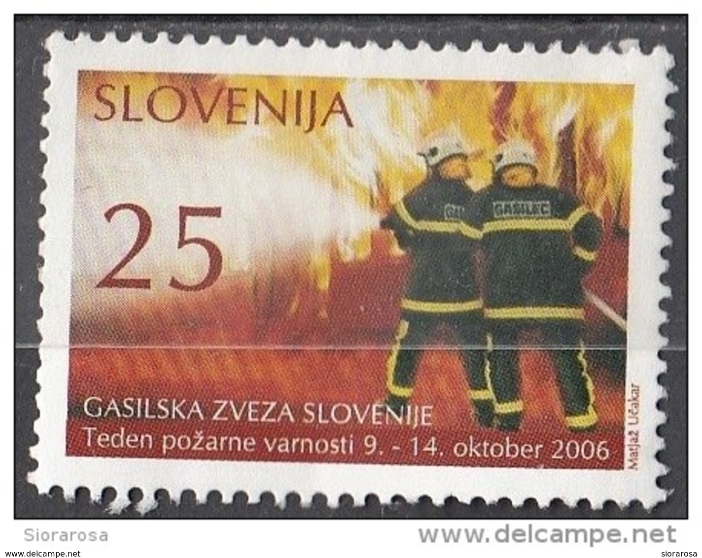 Slovenia 2006 Sc. RA31 Postal Tax Stamps - Fire Protection Weeck Slovenija - Feuerwehr