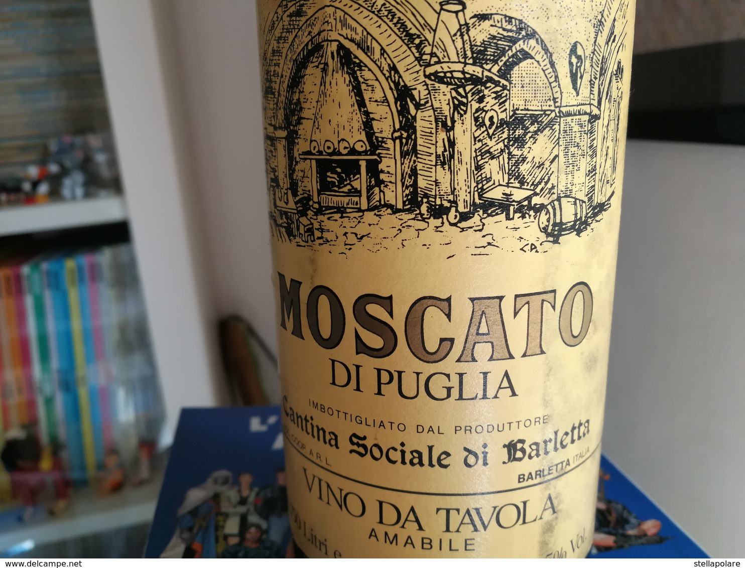 MOSCATO AMABILE DI PUGLIA - BARLETTA - ANNI 70 - Vino