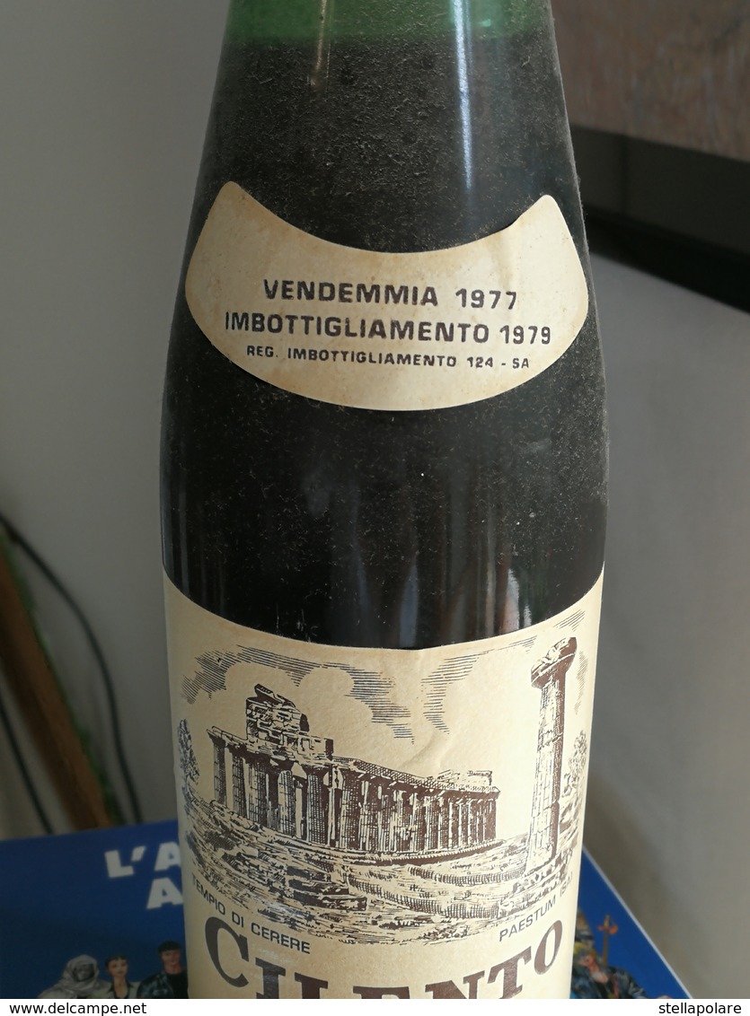 CILENTO BIANCO (FIANO) PAESTUM - VENDEMMIA 1977 - Vino