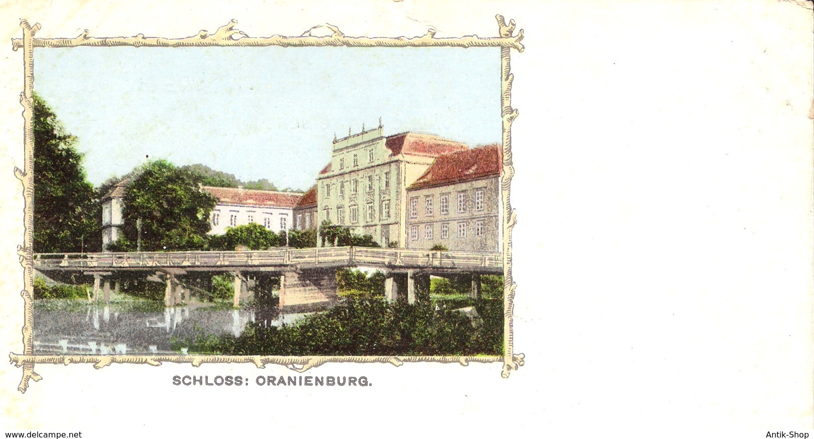 Oranienburg V. 1904  Das Schloß Mit Brücke  (040) - Oranienburg