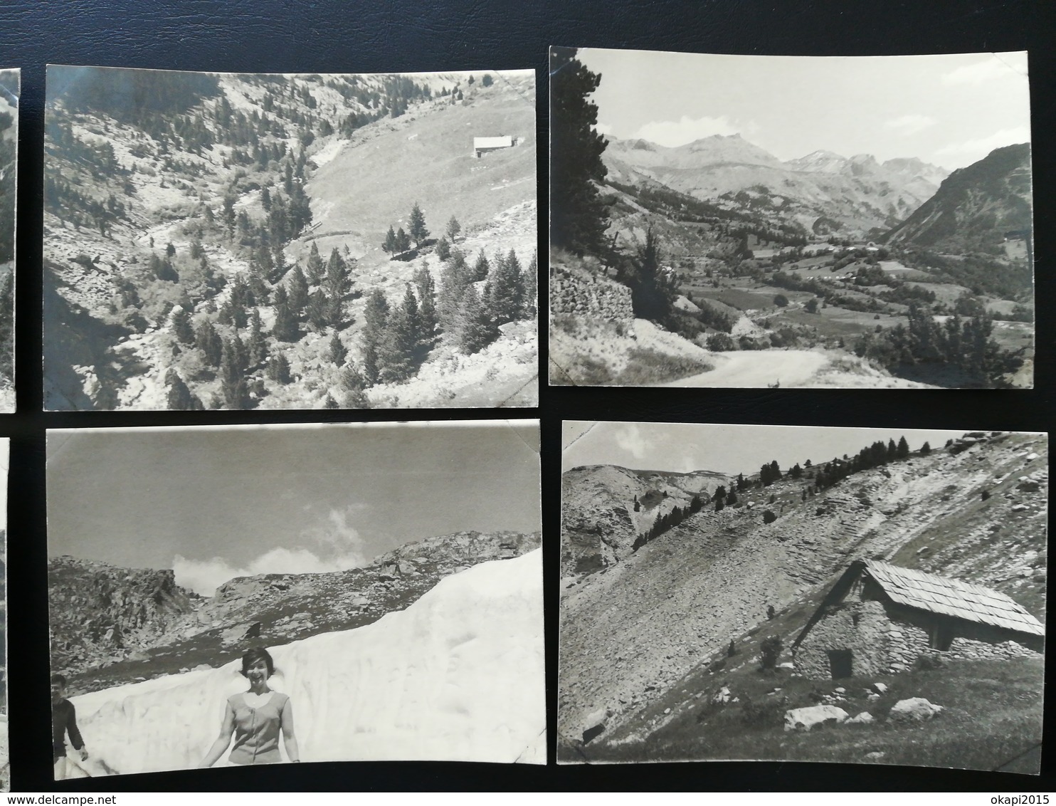 VOYAGE D UN COUPLE EN FRANCE -  ITALIE VARIGOTTI EN 1964 MER PLAGE JEUX MONTAGNES LOT 25 PHOTOS ORIGINALES NOIR -  BLANC