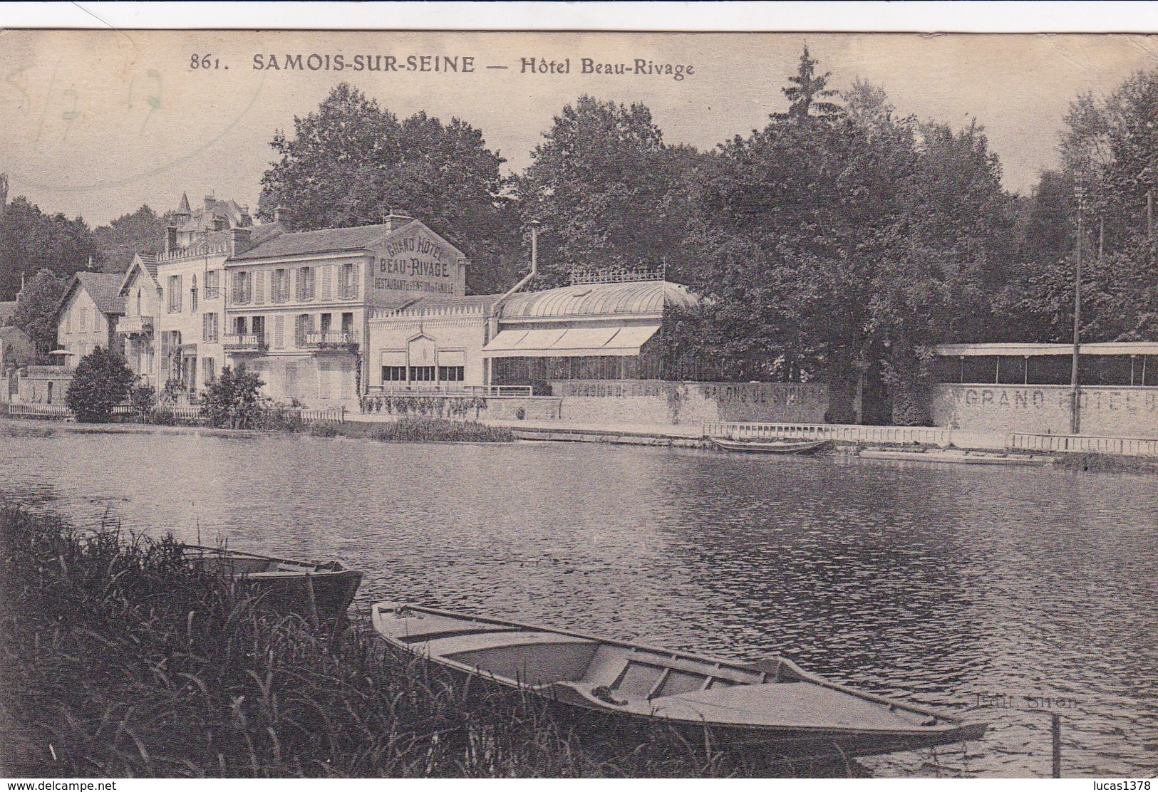 77 / SAMOIS SUR SEINE / HOTEL BEAU RIVAGE - Samois