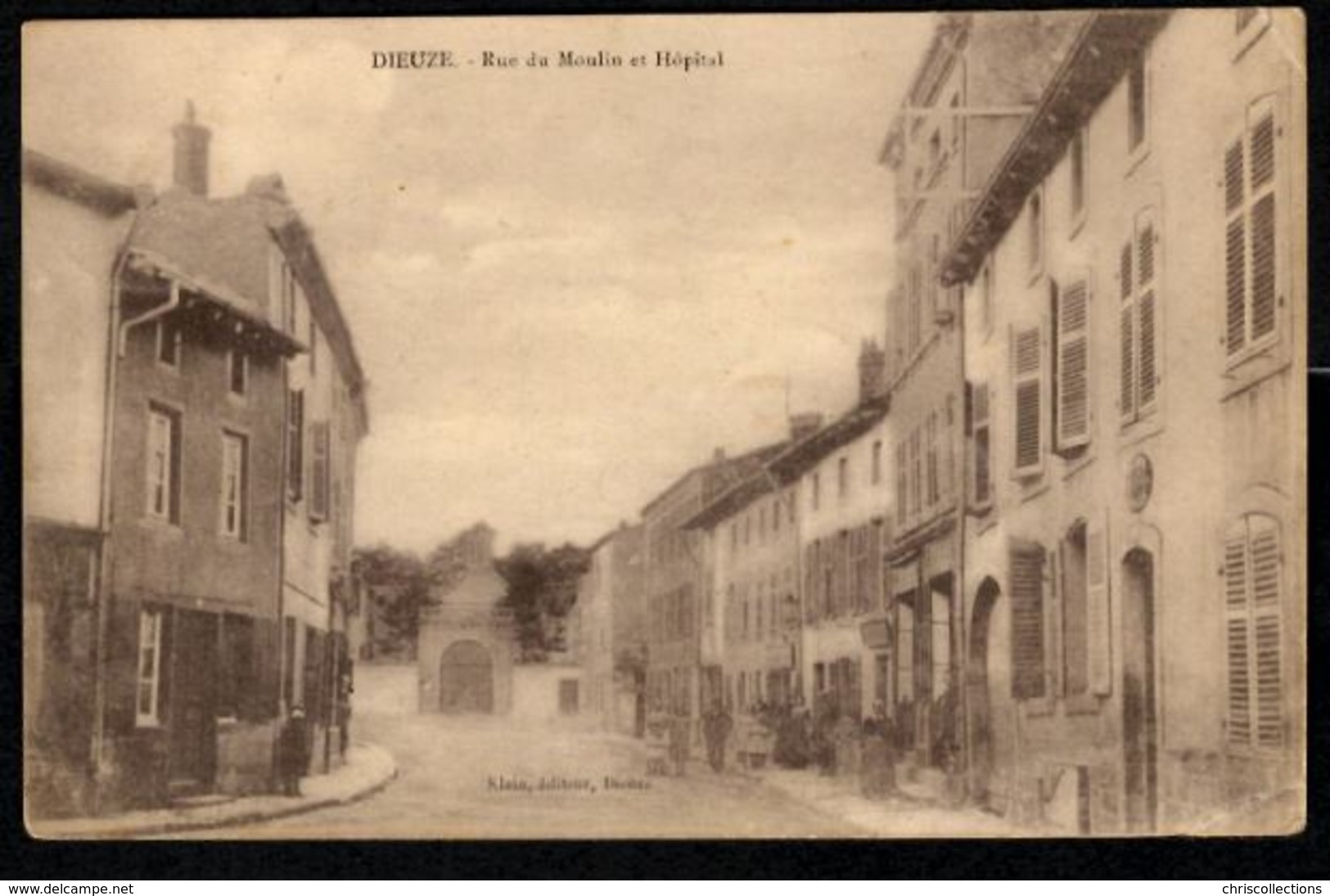 DIEUZE - Rue Du Moulin Et Hôpital - Dieuze