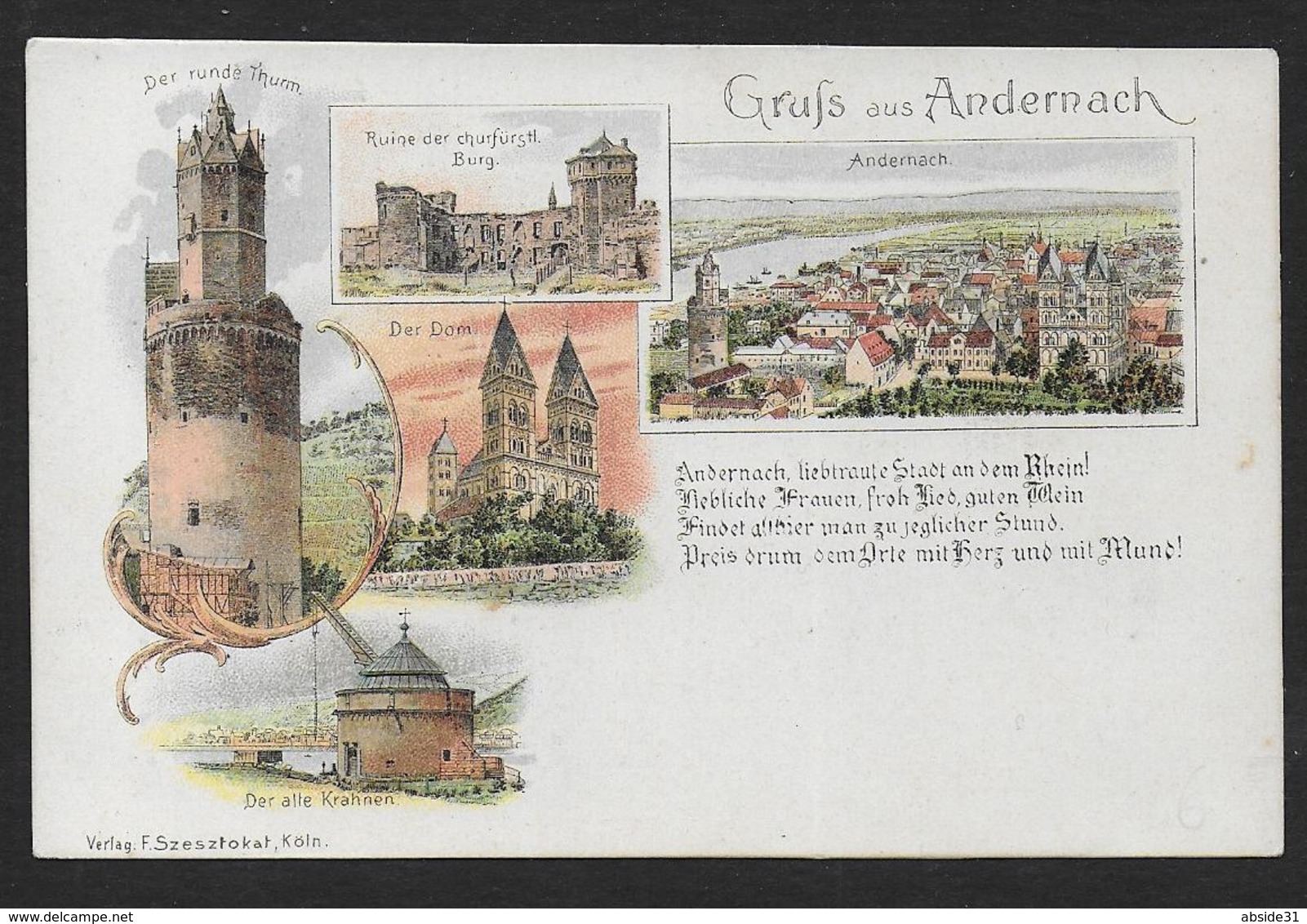 Gruss Aus  ANDERNACH ( 2 Scans ) - Andernach