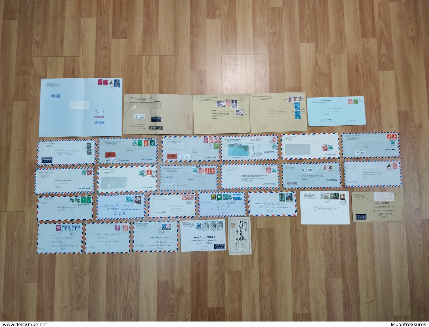 JAPAN CIRCULATED COVER LOT X 29 MANY CANCELS DATES OLD AND NEW - Collections, Lots & Séries