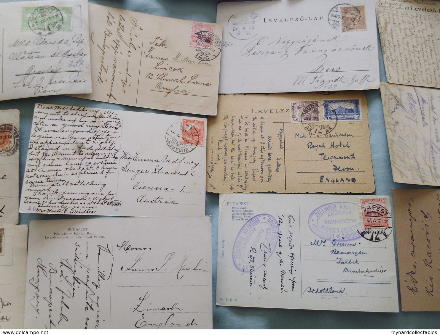 Fine collection early 1900s Hungary pcs (38 off) most used, nice postmarks etc.