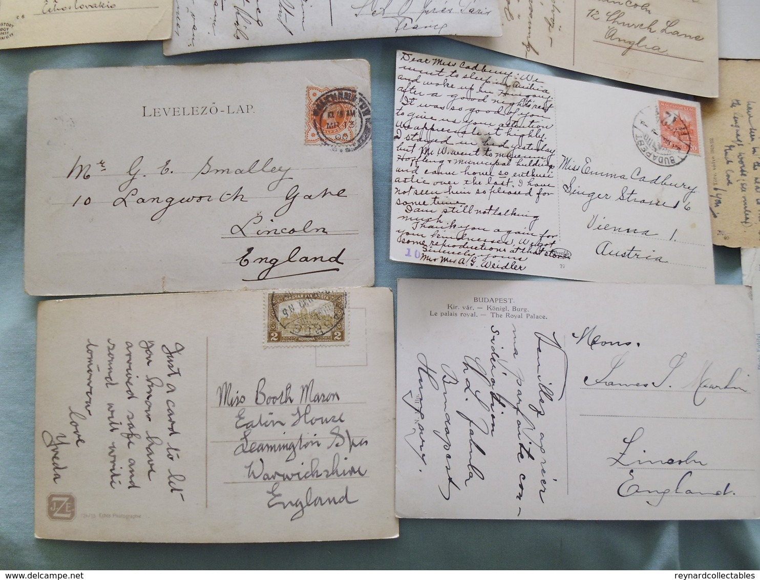 Fine collection early 1900s Hungary pcs (38 off) most used, nice postmarks etc.