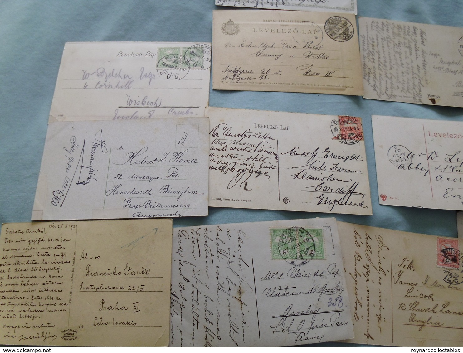 Fine collection early 1900s Hungary pcs (38 off) most used, nice postmarks etc.
