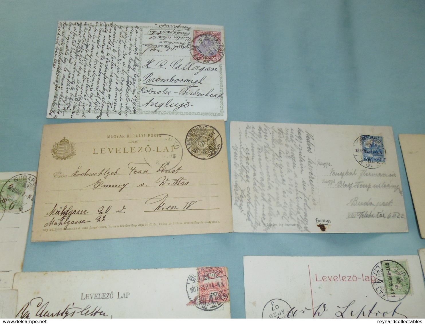 Fine collection early 1900s Hungary pcs (38 off) most used, nice postmarks etc.