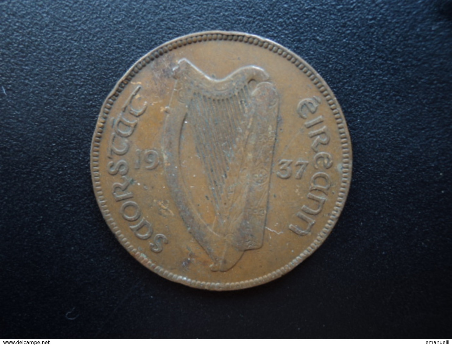 IRLANDE : 1 PENNY  1937   KM 3   TB+/TTB - Irlande