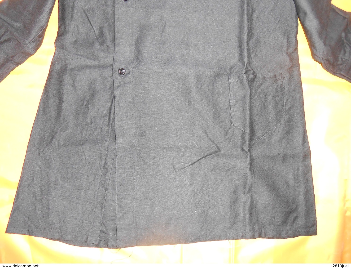 Blouse Ancienne Ecolier Noire  - - 1940-1970