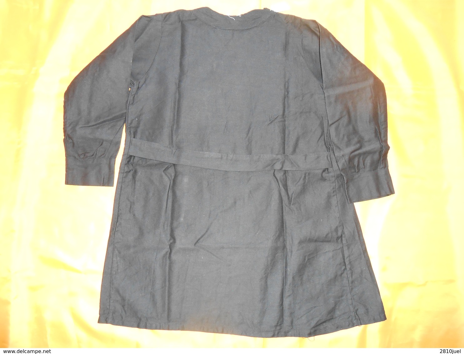 Blouse Ancienne Ecolier Noire  - - 1940-1970