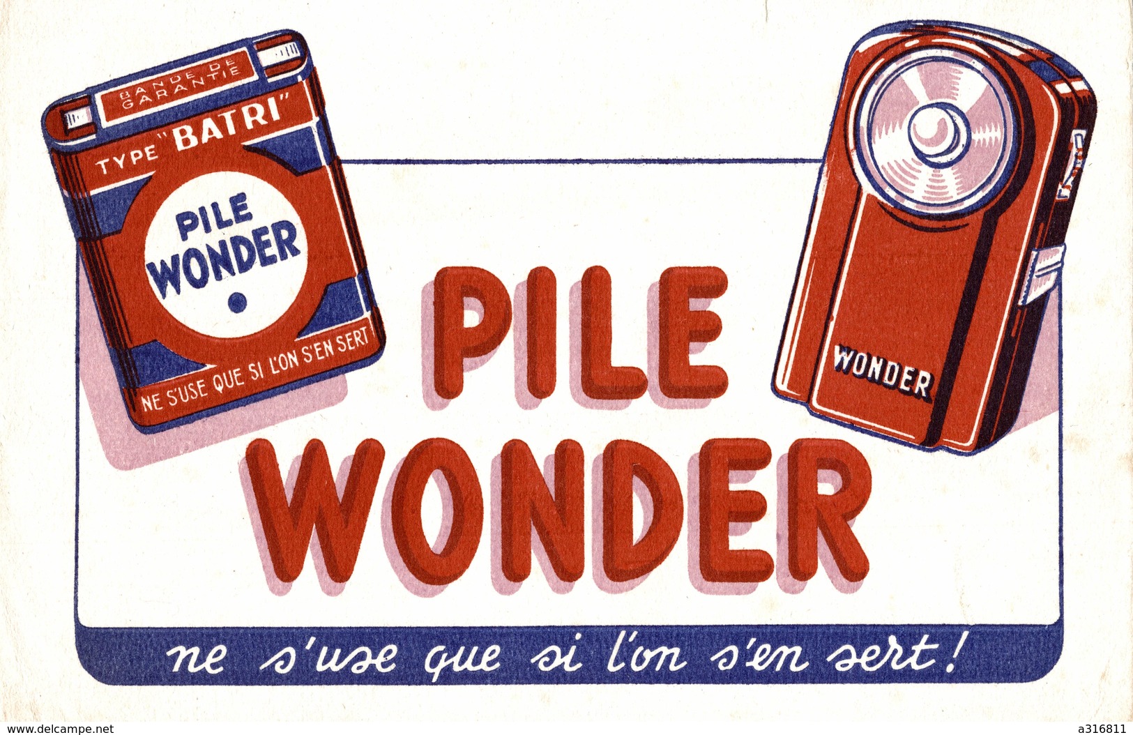 Buvard  PILE WONDER - Piles