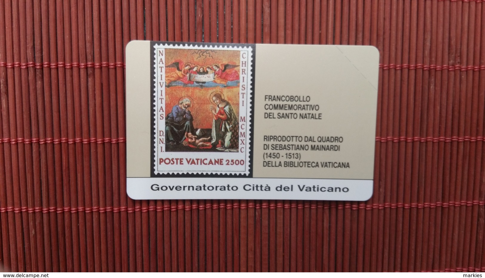 Vatican  Phonecard SCV 3 (Mint,Neuve) Very Rare - Vatican