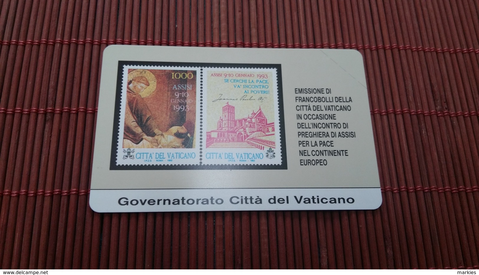 Vatican First  Phonecard SCV 1 (Mint,Neuve) Very Rare - Vaticano