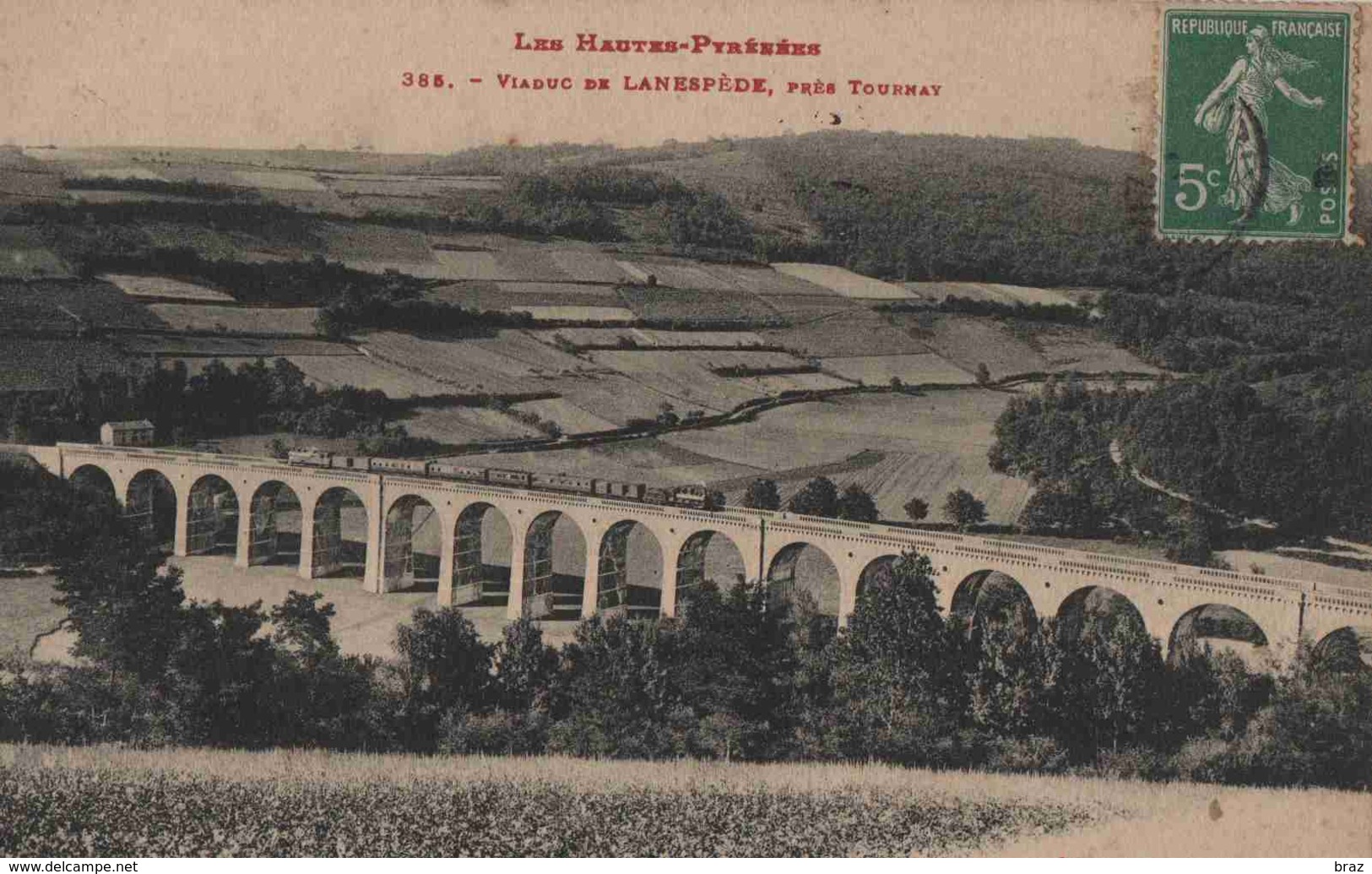 CPA Viaduc De Lanespède Près De Tournay - Tournay