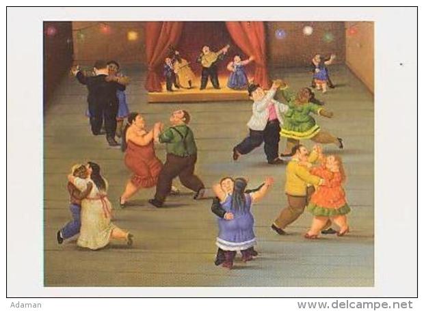 Peinture   H253          Salle De Danse ( Dinard 2002, Botero ) - Peintures & Tableaux