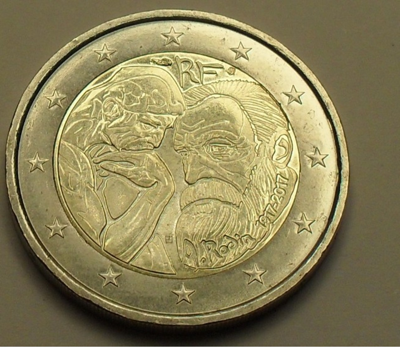 2017 - France - 2 EURO, Commémorative, Auguste Rodin - France