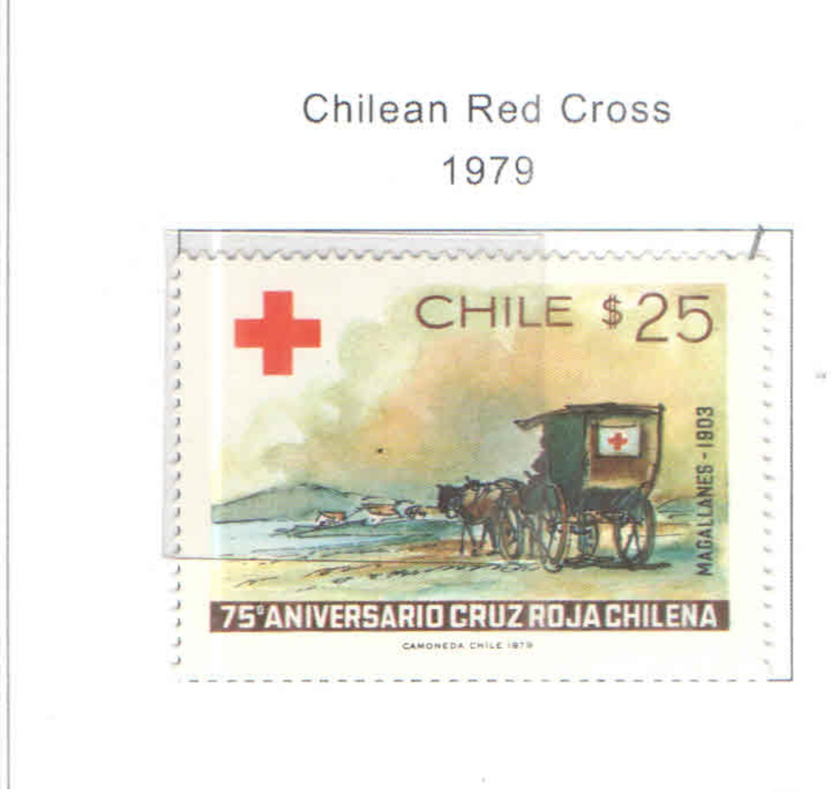 Chile PO 1979 Red Cross Scott.540 New  See Scan On Scott.Page - Chile