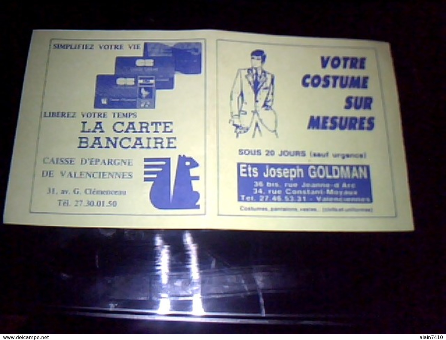 Billet  De Souscription Ou Loterie Société   D éducation Populaire Dampierre  A Valencienne Annee  1986 - Billets De Loterie