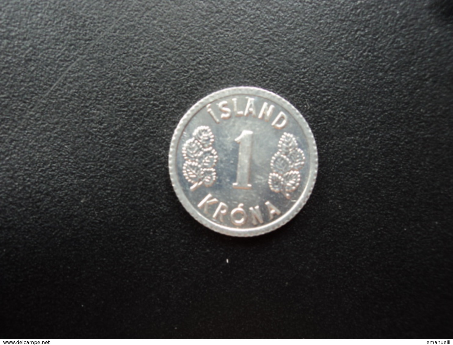 ISLANDE : 1 KRONA  1977  KM 23   SUP+ / SPL - Islanda