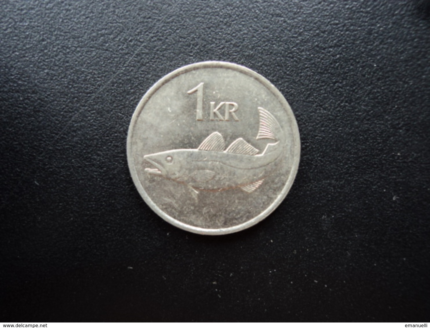 ISLANDE : 1 KRONA  1987  KM 27    SUP+ - Islande