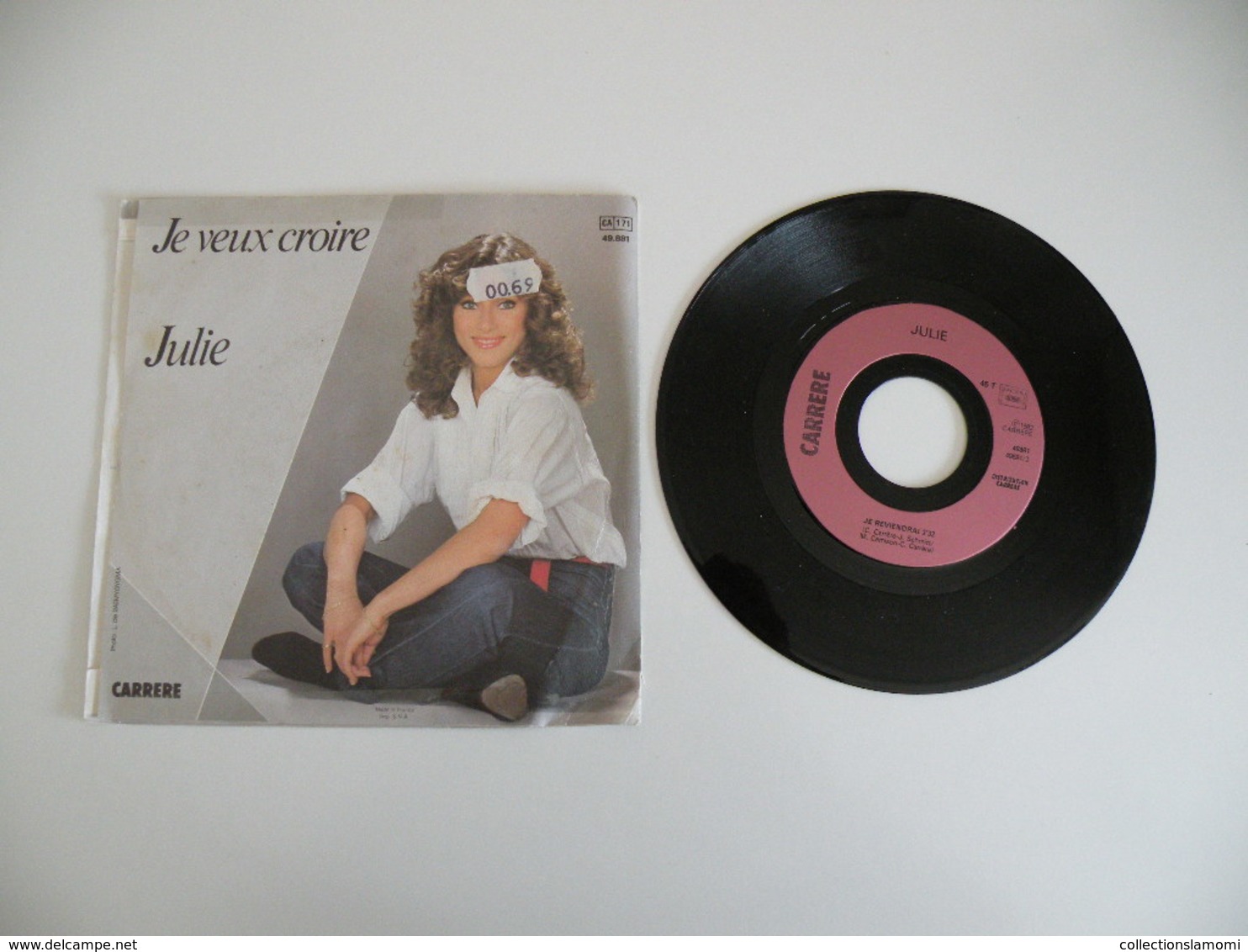 Julie Pietri - Le Veux Croire / Je Reviendrai (1982) - Carrère - Disco, Pop