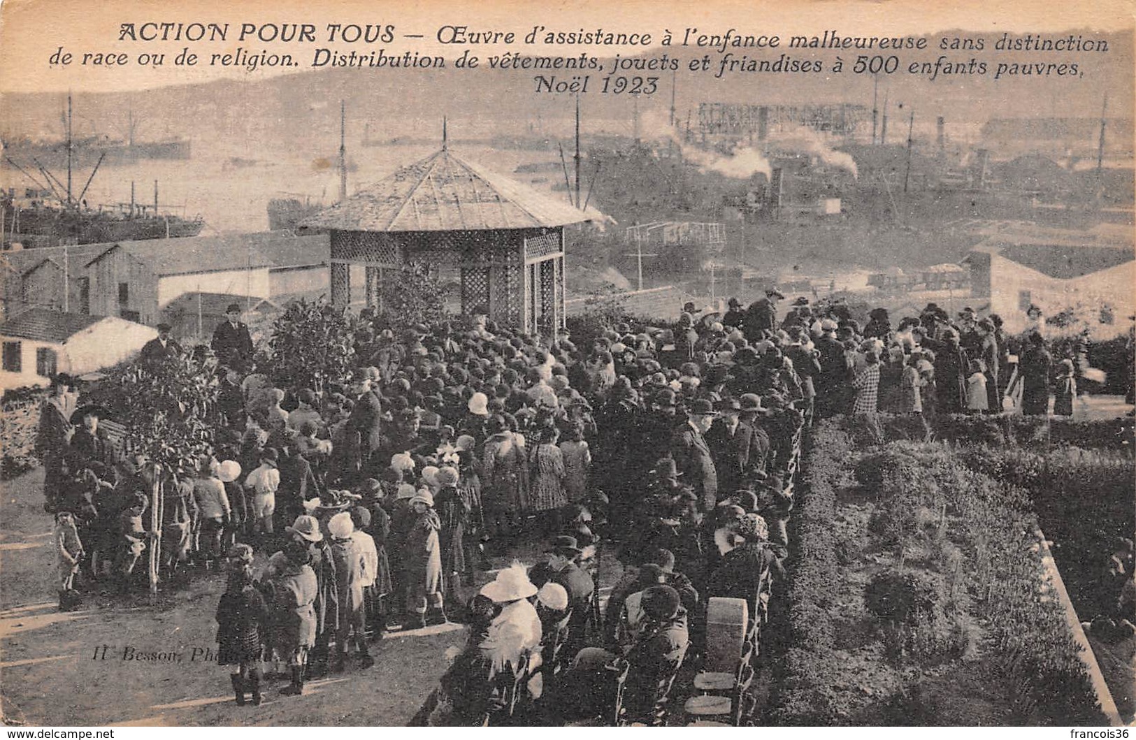 OEuvre D'assistance à L'enfance Malheureuse - OEuvre Sociale De Charité - Noël 1923 - Autres & Non Classés