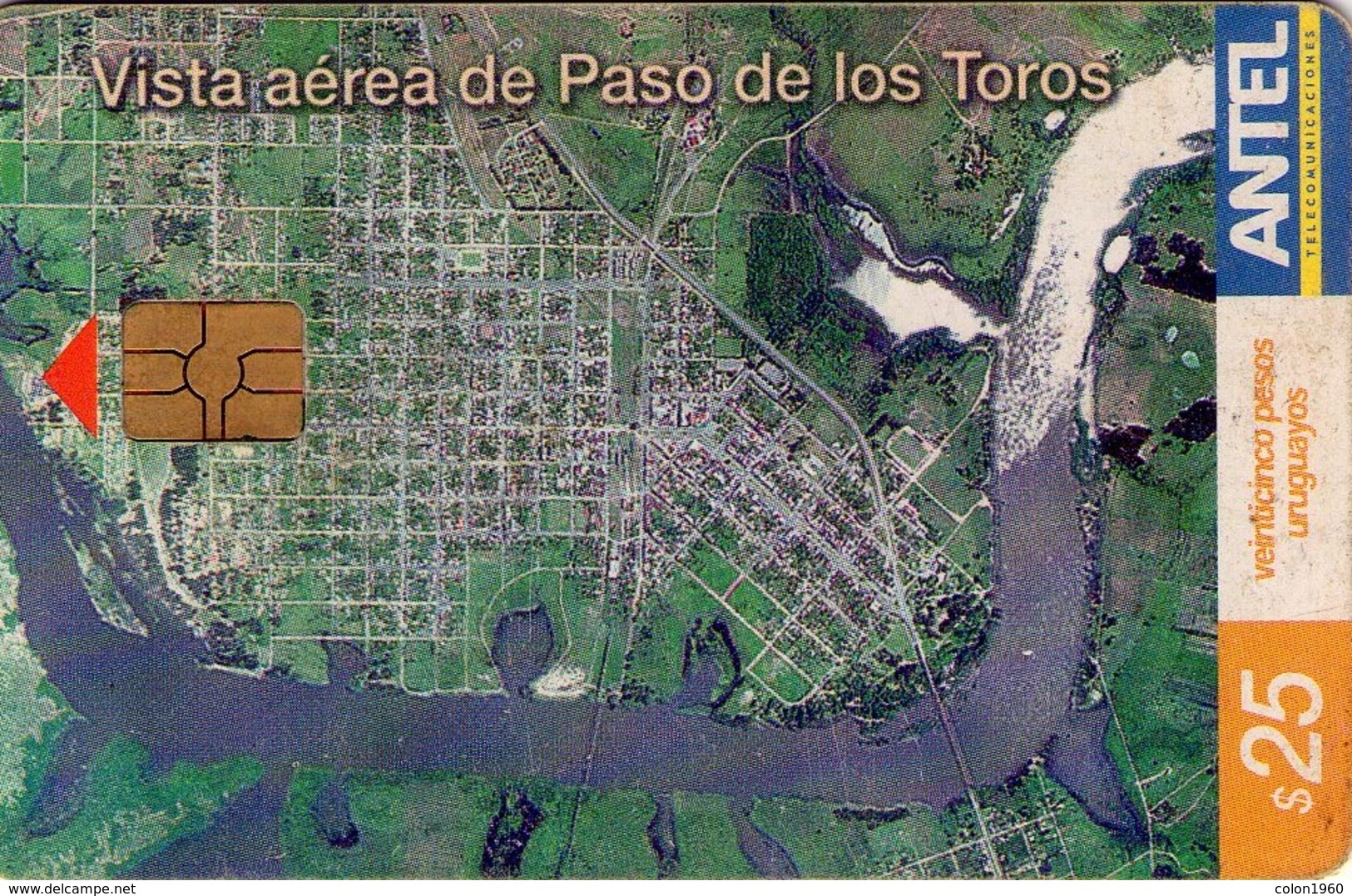 URUGUAY. 283a. VISTA AEREA DEL PASO DE LOS TOROS. 07-2003. (211) - Uruguay