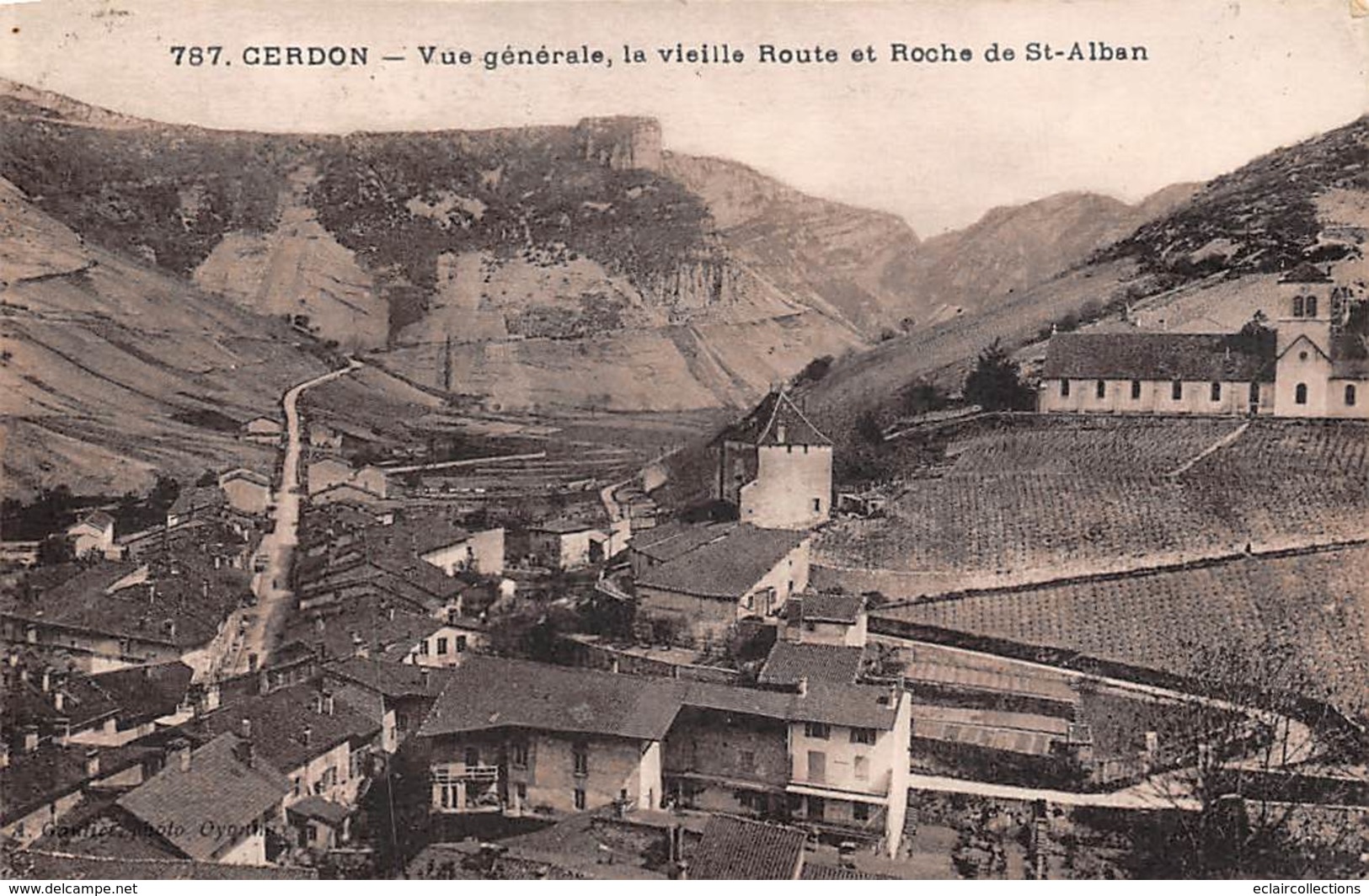 Cerdon   01  :    Vieille Route Et Roche De St Alban       (voir Scan) - Unclassified