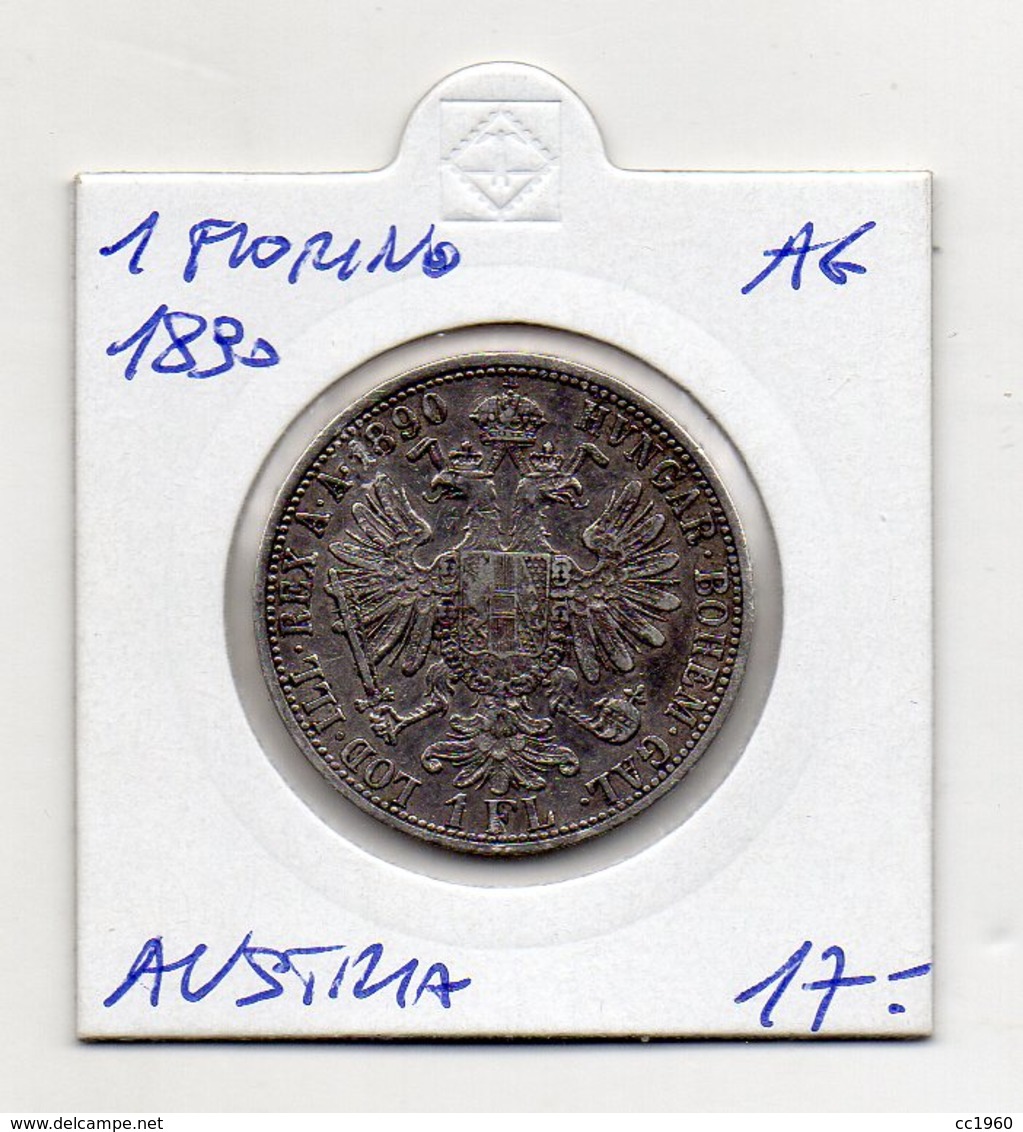 Austria - 1890 - 1 Fiorino - Argento - (MW1252) - Austria