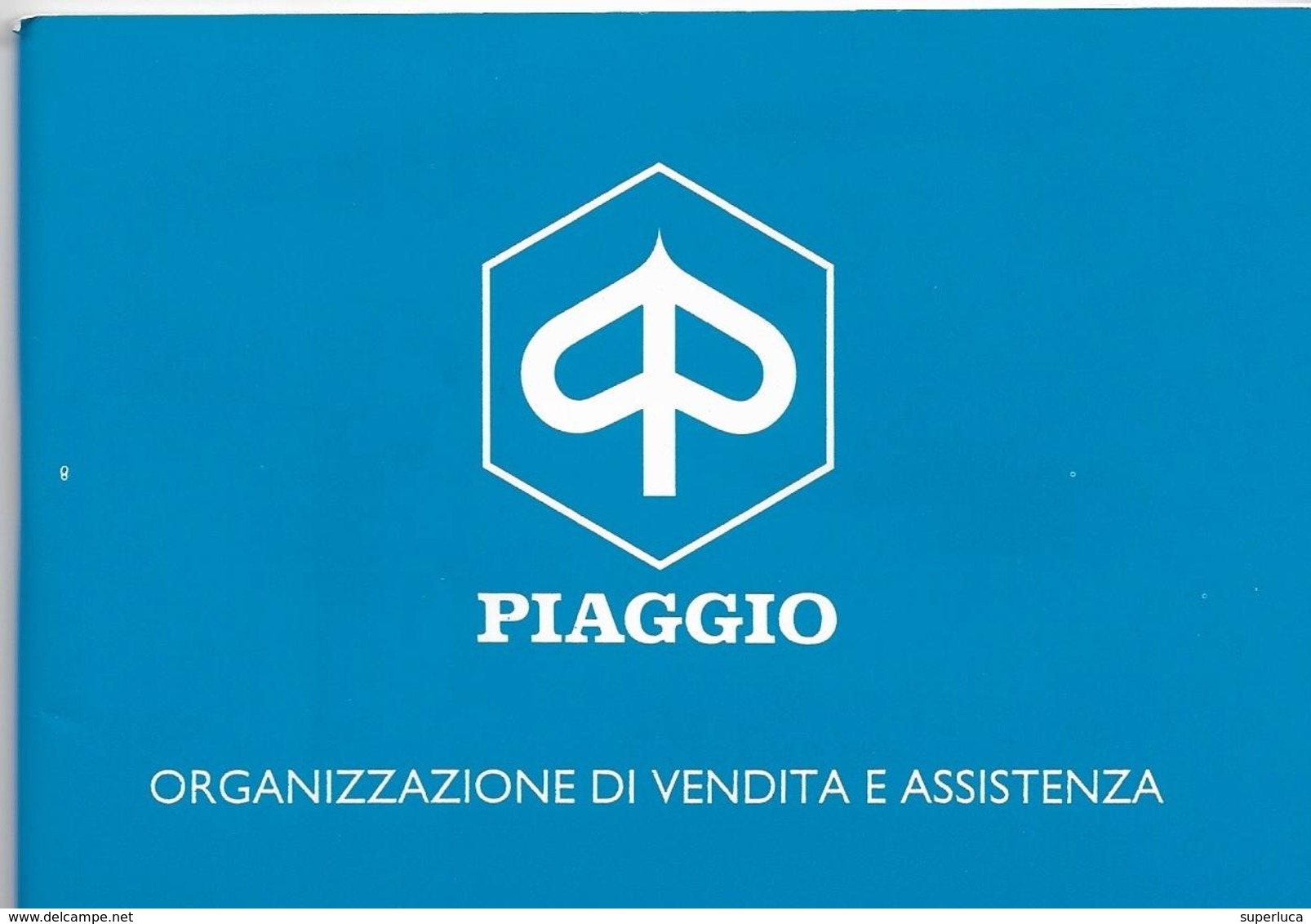 5-PIAGGIO-ORGANIZZAZIONE DI VENDITA E ASSISTENZA(2A EDIZIONE 1993) - Moto