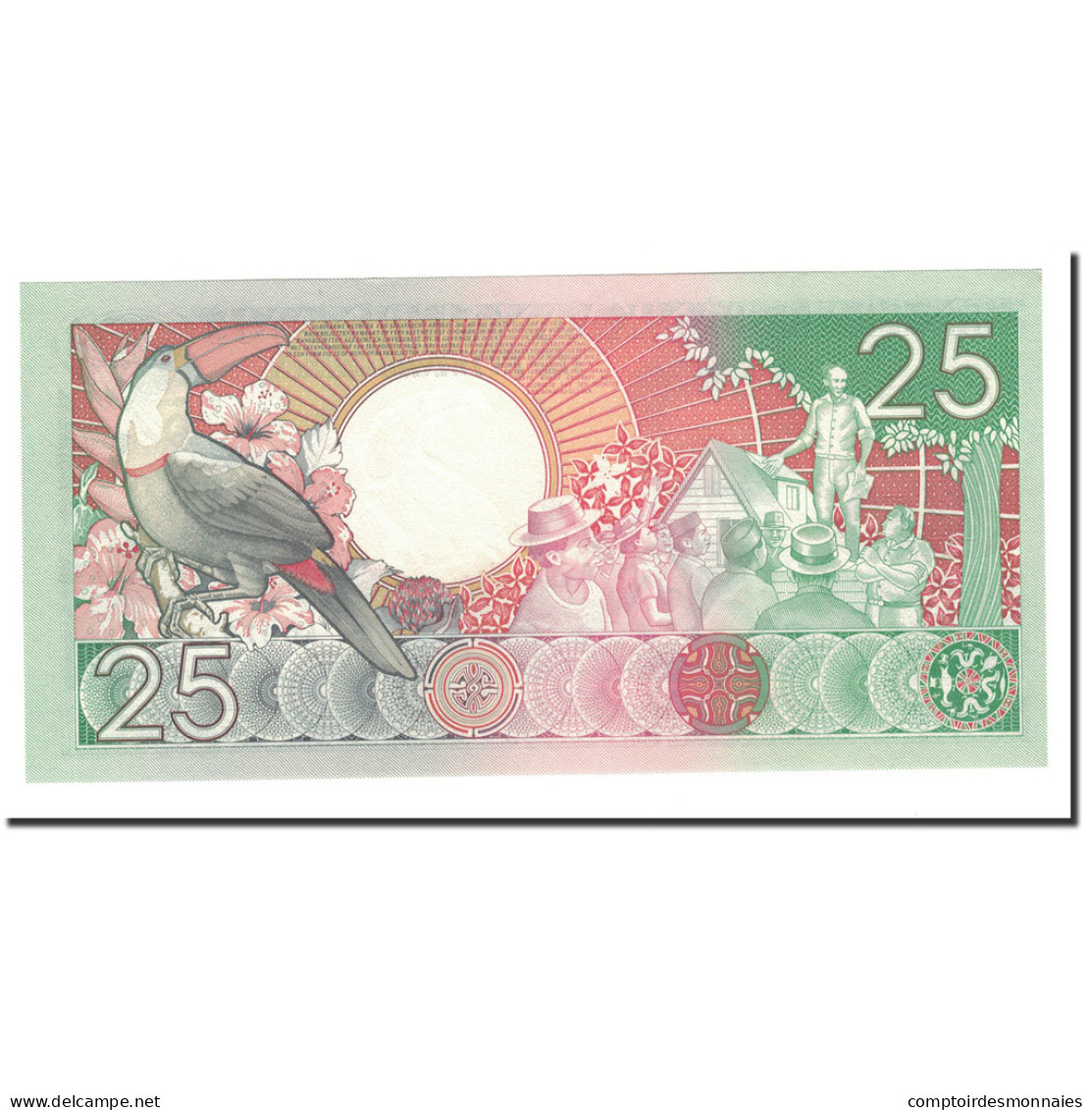 Billet, Surinam, 25 Gulden, 1988, 1988-01-09, KM:132a, NEUF - Suriname