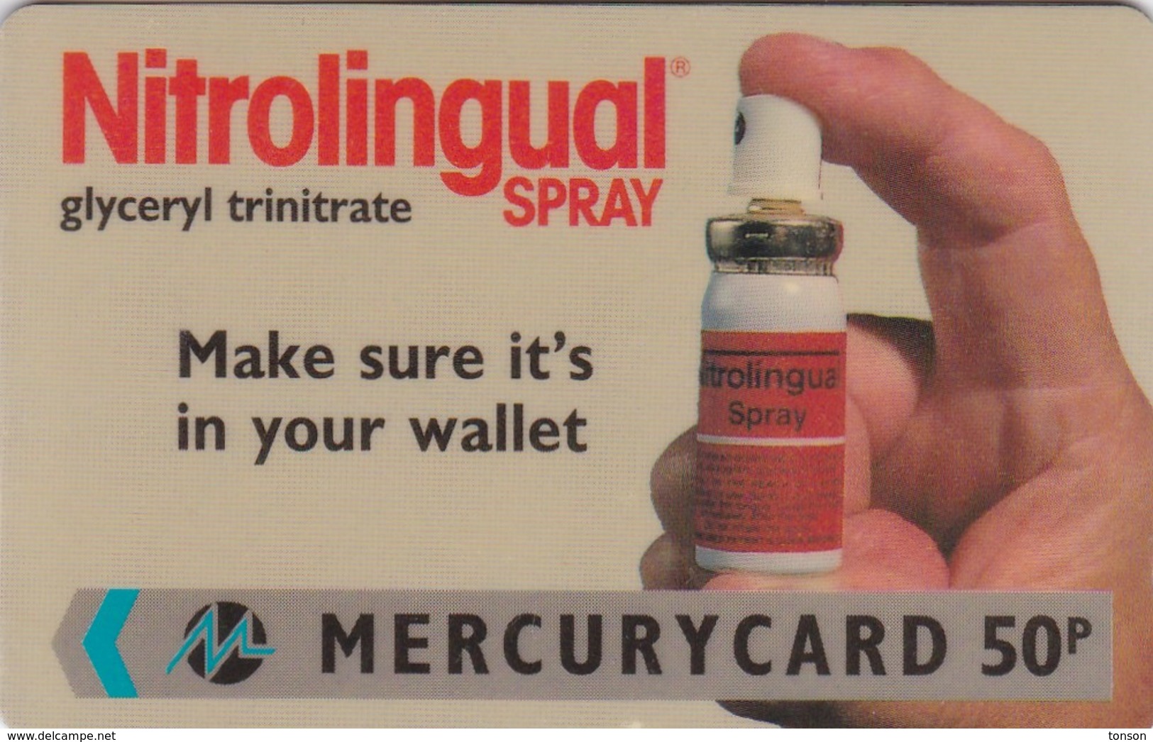 Mercury, MER296, Nitrolingual, Mint, 20MERA, 2 Scans. - [ 4] Mercury Communications & Paytelco