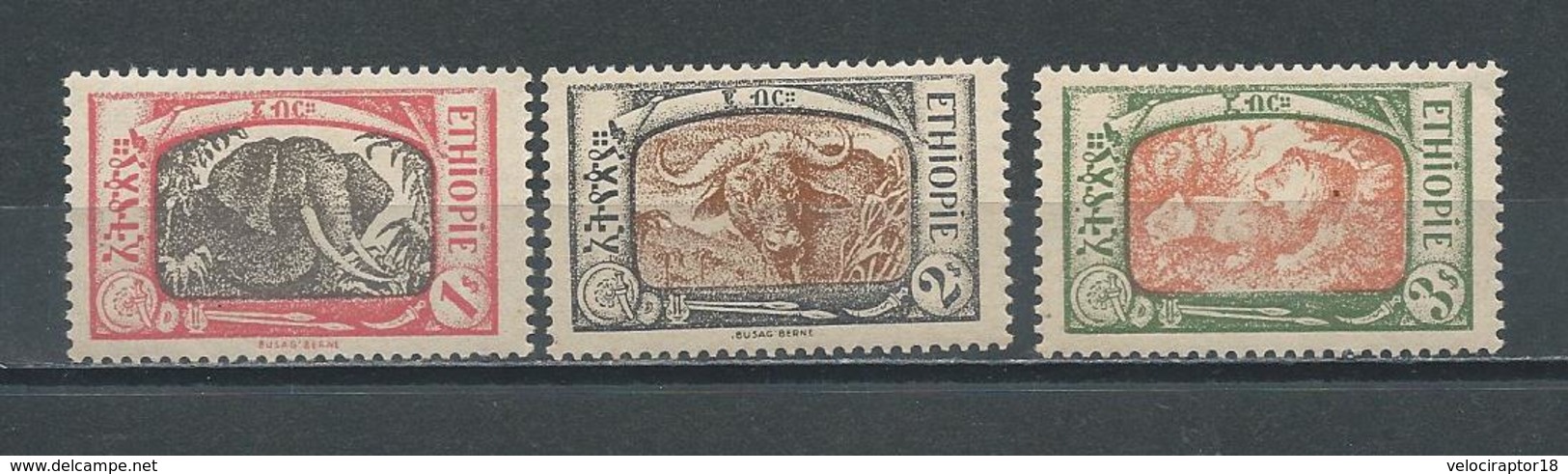 ETHIOPIE - ANIMAUX DE 1919 NEUF * (306) - Ethiopie