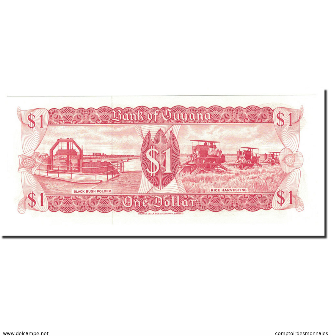 Billet, Guyana, 1 Dollar, Undated (1966-92), KM:21f, NEUF - Guyana