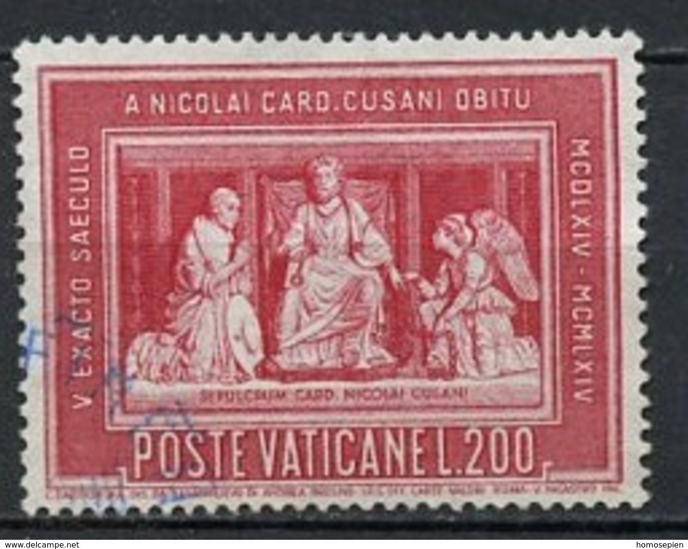 Vatican - Vatikanstadt 1964 Y&T N°414 - Michel N°463 (o) - 200l Cardinal Cusani - Oblitérés